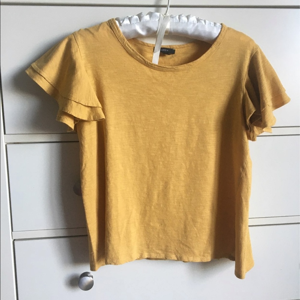 Drew m top yellow modal cotton
